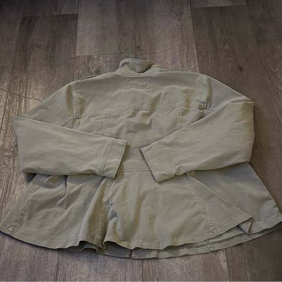 Torrid Peplum Twill Utility Military Jacket Size 4X - Picture 7 of 9